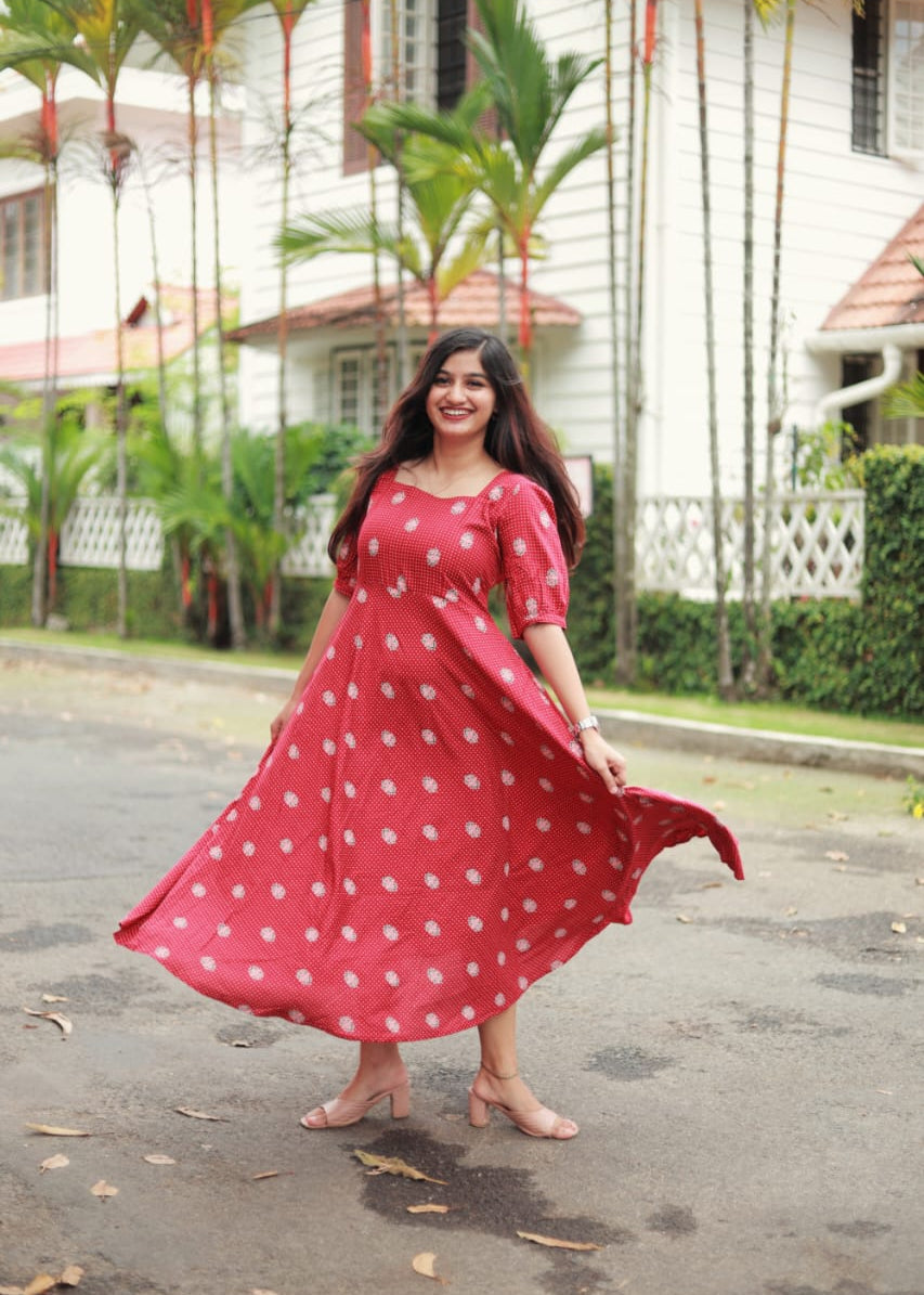 GULZAAR - The modal silk frock !!