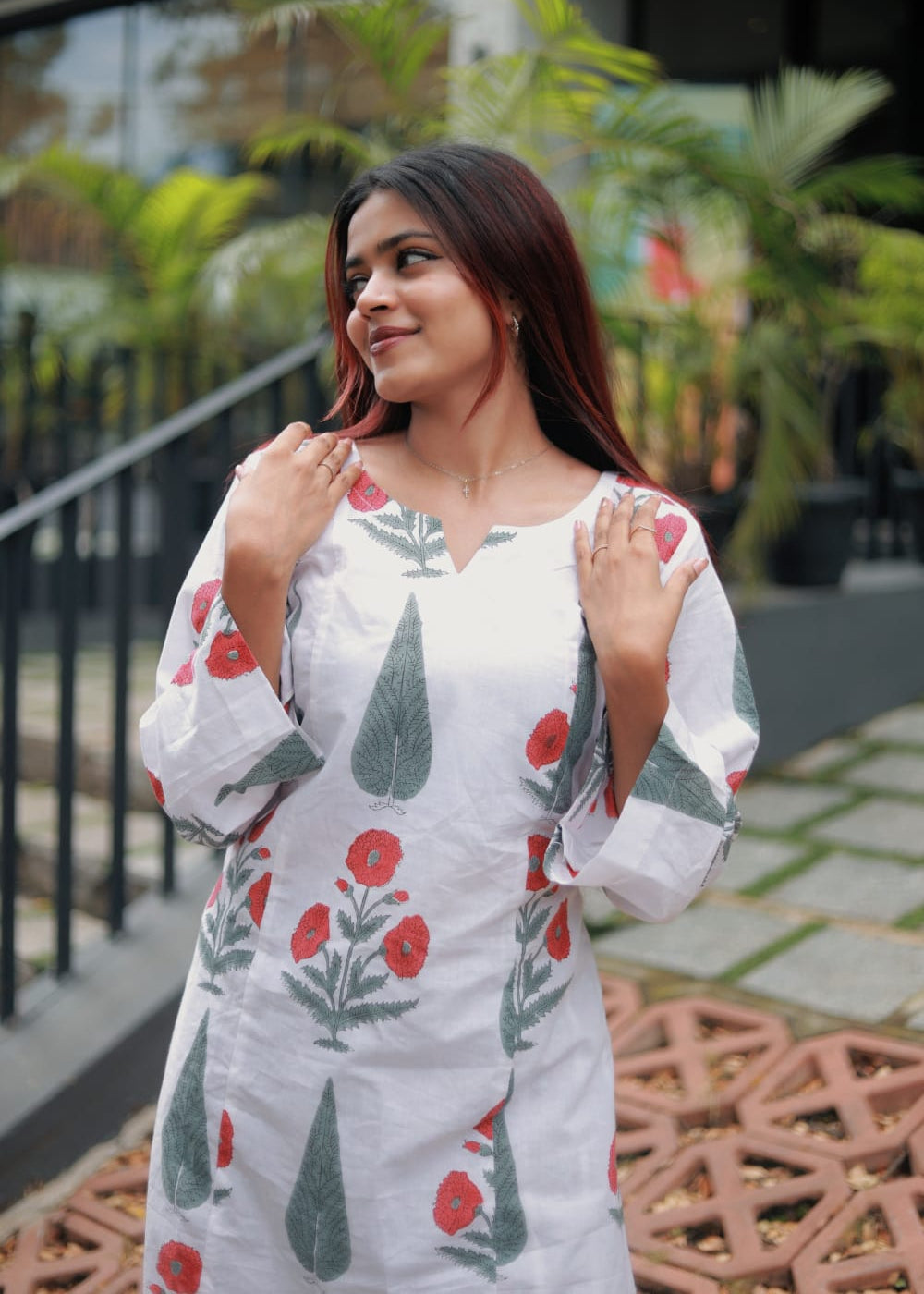 " KAVYA" - Mughal printed kurta set