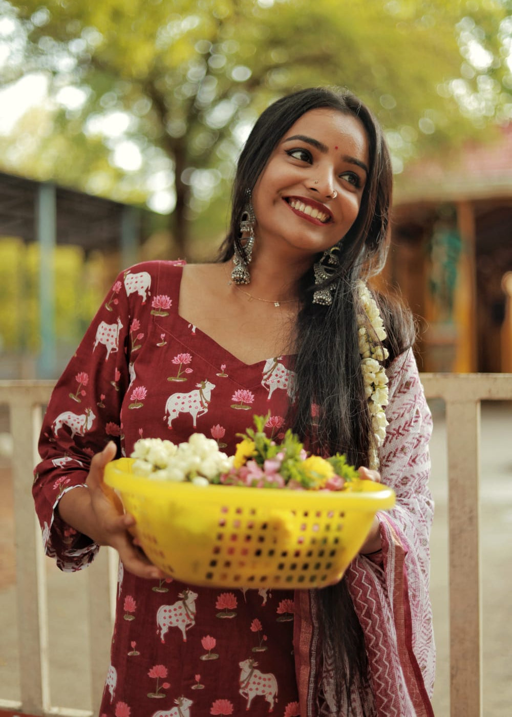 " Ruhaani" - The temple motifs kurta set