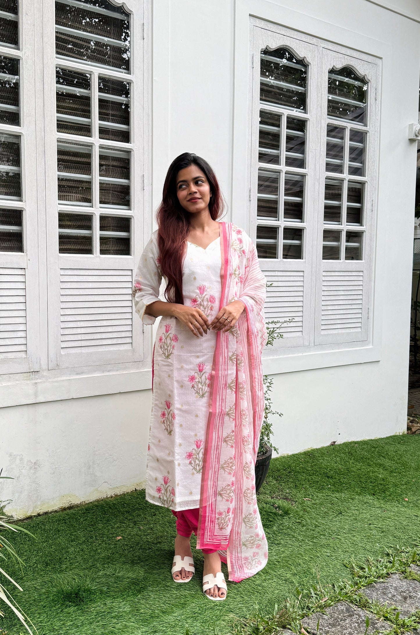 " Mridula" - The kota silk festive set