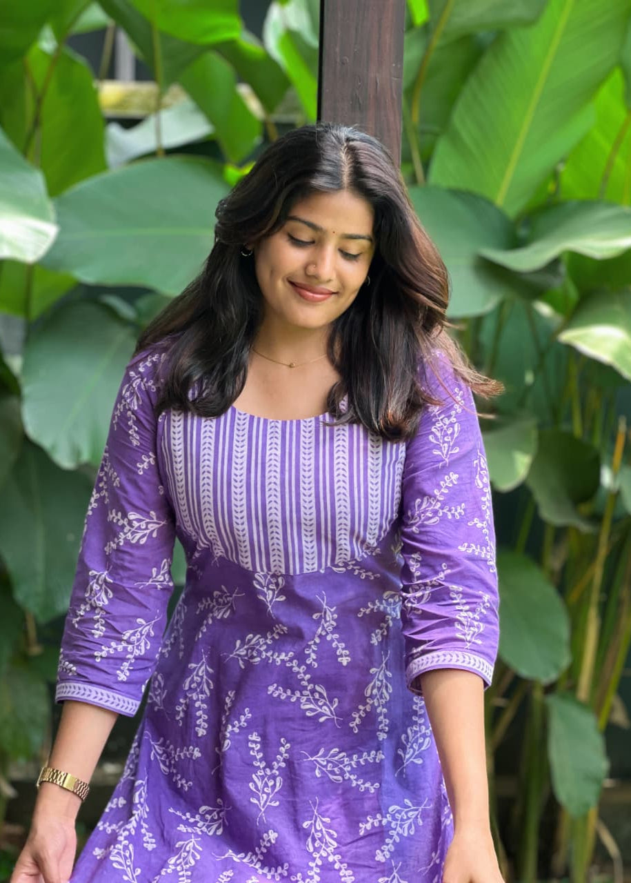 " Abha" - Purple coord set