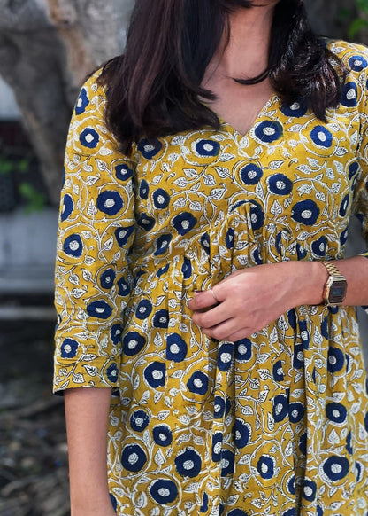 Vanya - Yellow bloom coord set