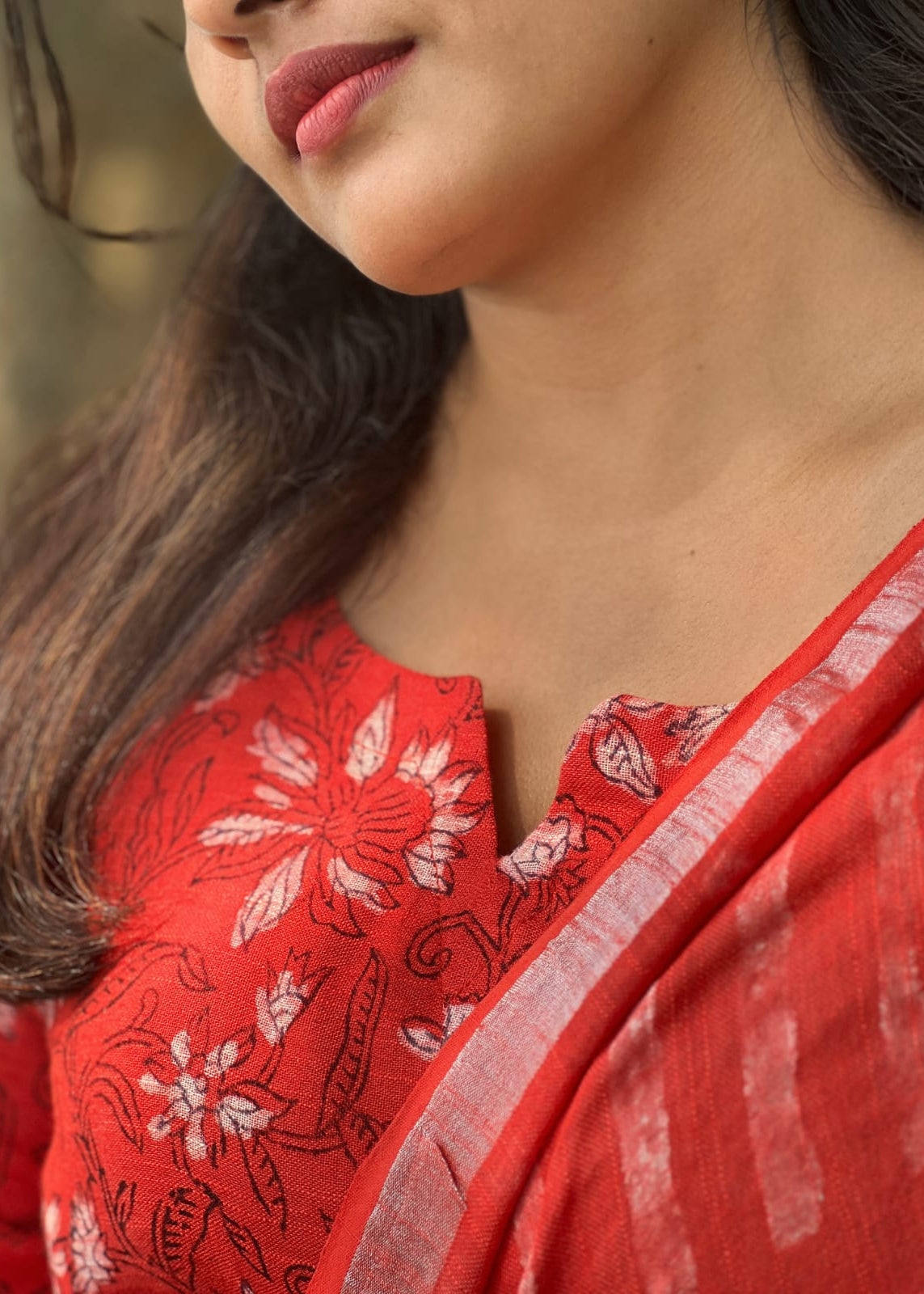 Gulzar - Brick red set