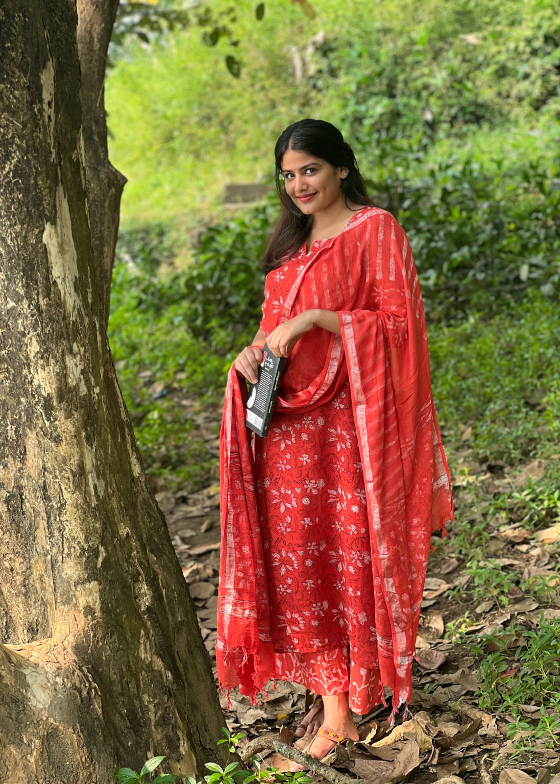 Gulzar - Brick red set