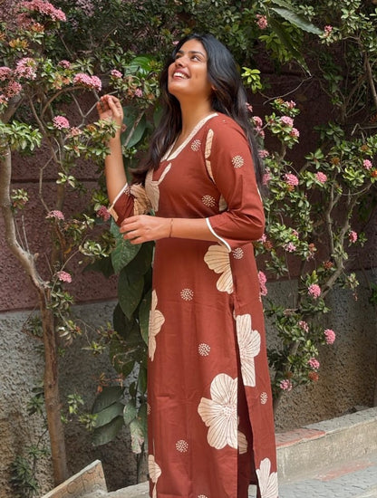 Subha - The brown Coord set