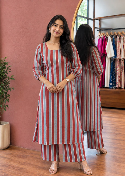Riya - The stripes Coord set