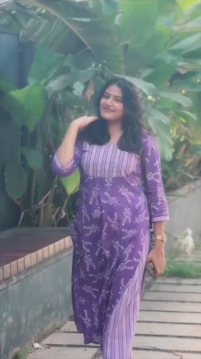 " Abha" - Purple coord set